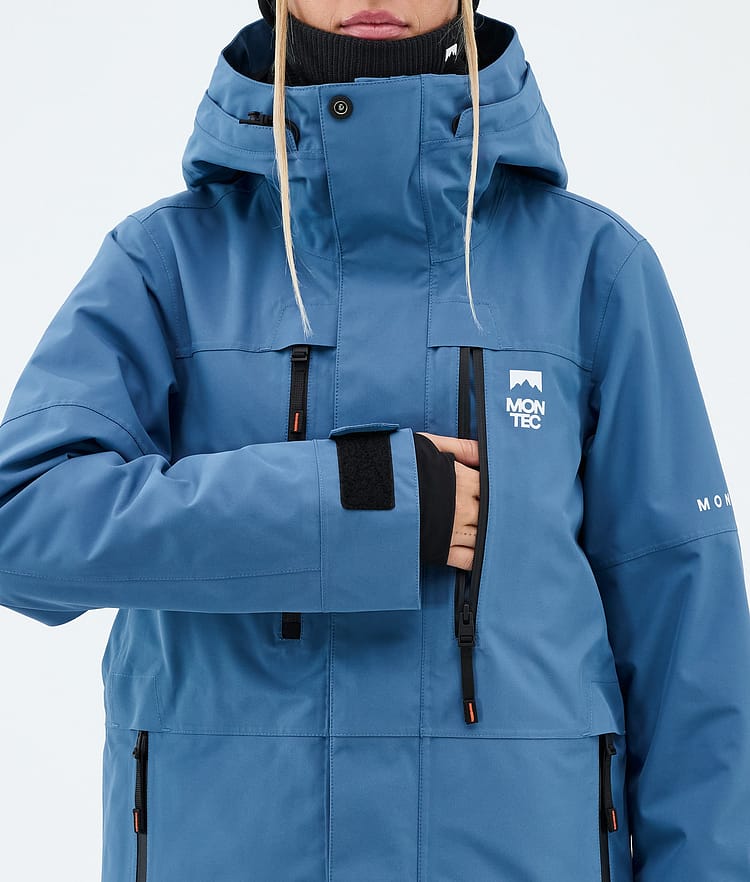 Montec Fawk W Veste de Ski Femme Blue Steel, Image 8 of 9