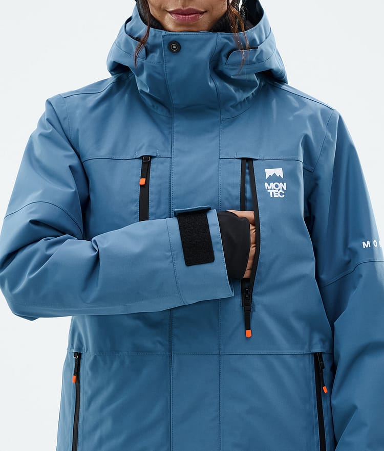 Montec Fawk W Giacca Snowboard Donna Blue Steel, Immagine 9 di 10