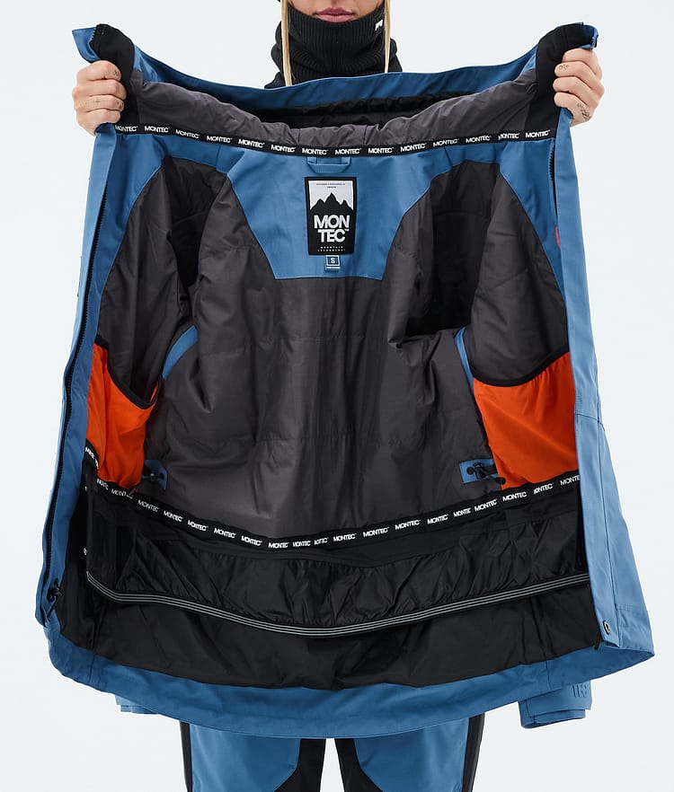 Montec Fawk W Veste de Ski Femme Blue Steel, Image 9 of 9