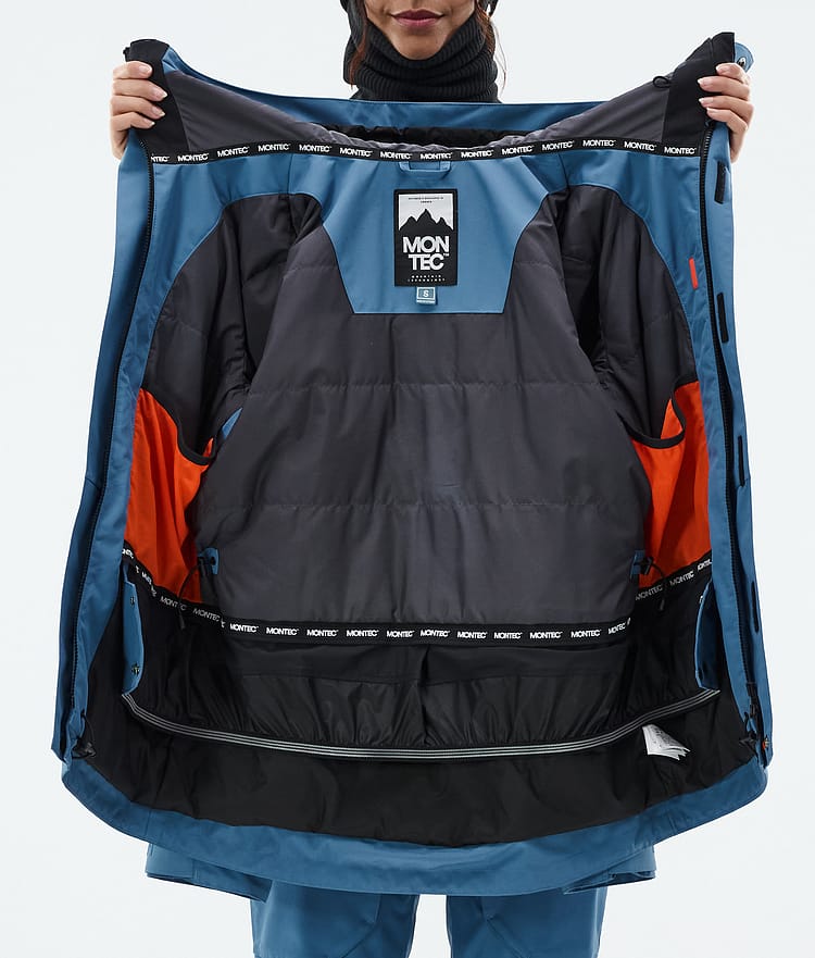 Montec Fawk W Giacca Snowboard Donna Blue Steel, Immagine 10 di 10