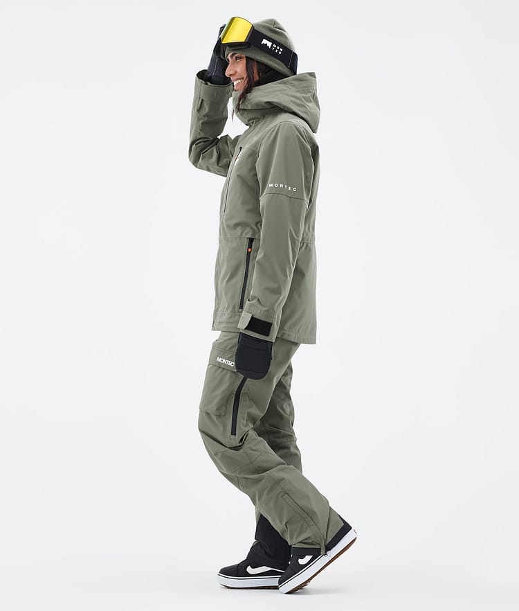 Montec Fawk W Snowboard jas Dames Greenish, Afbeelding 3 van 9