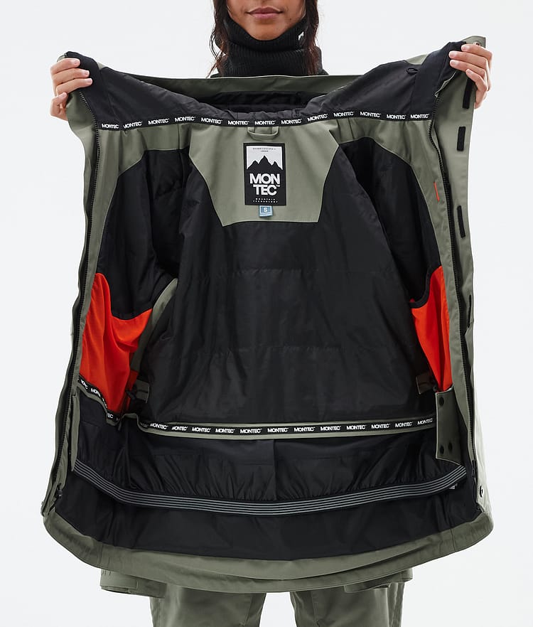 Montec Fawk W Snowboard jas Dames Greenish, Afbeelding 9 van 9