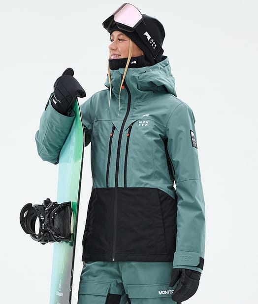 Montec Moss W Giacca Snowboard Donna Atlantic/Black