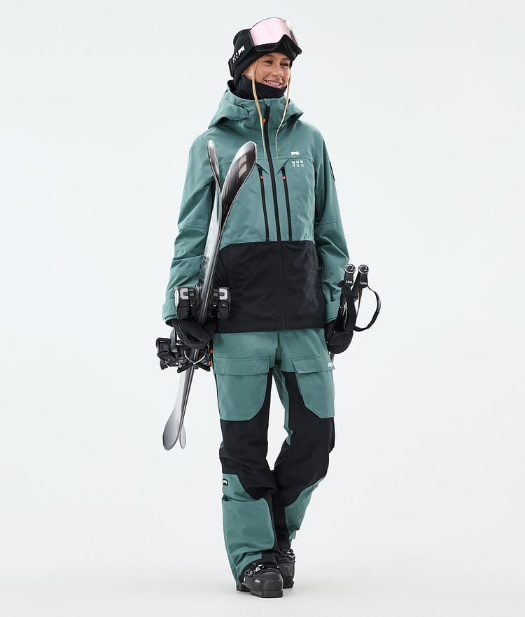 Montec Moss W Ski jas Dames Atlantic/Black, Afbeelding 3 van 10