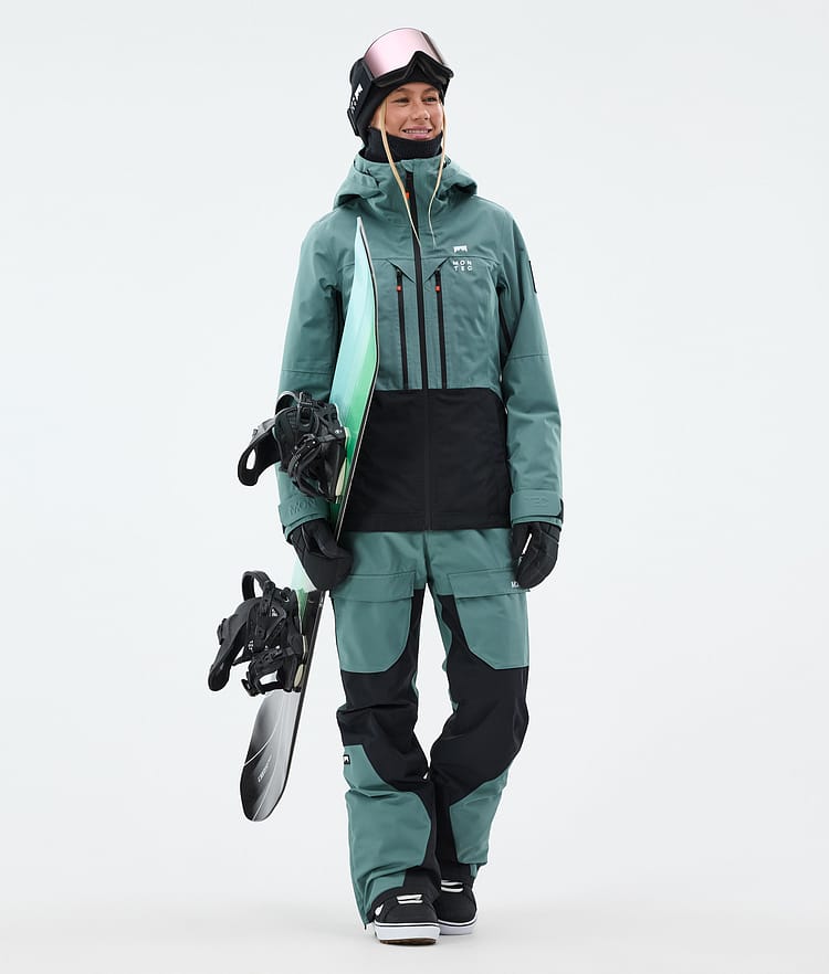 Montec Moss W Snowboard jas Dames Atlantic/Black, Afbeelding 3 van 10