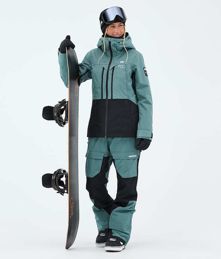 Montec Moss W Veste Snowboard Femme Atlantic/Black, Image 2 of 9