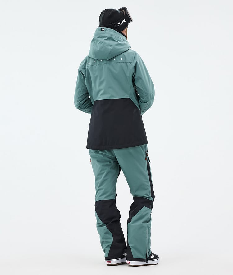 Montec Moss W Snowboard jas Dames Atlantic/Black, Afbeelding 5 van 10