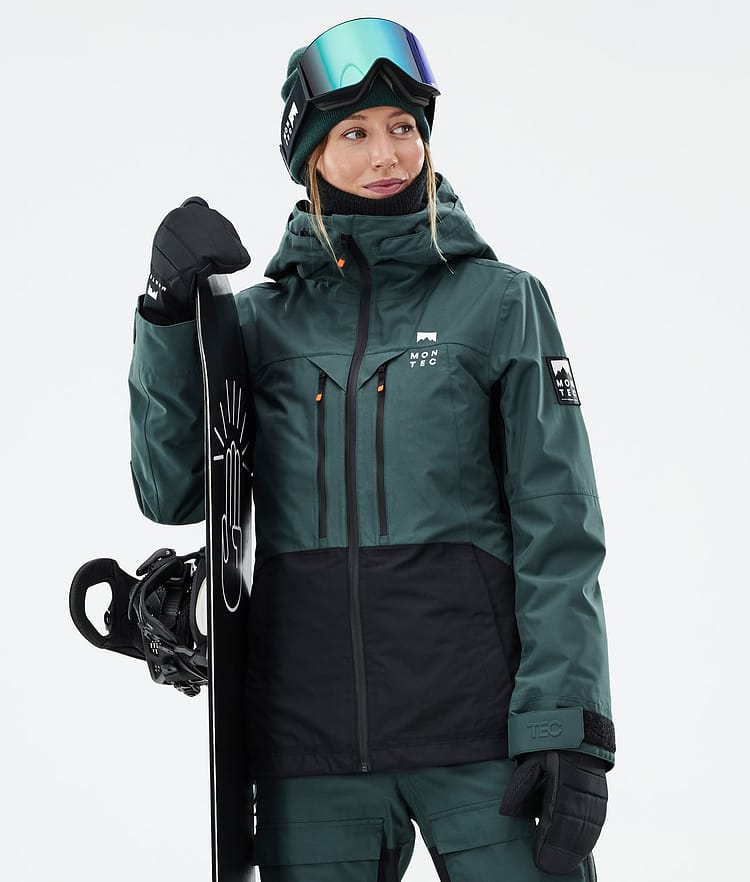 Montec Moss W Snowboard jas Dames Dark Atlantic/Black Renewed, Afbeelding 1 van 10