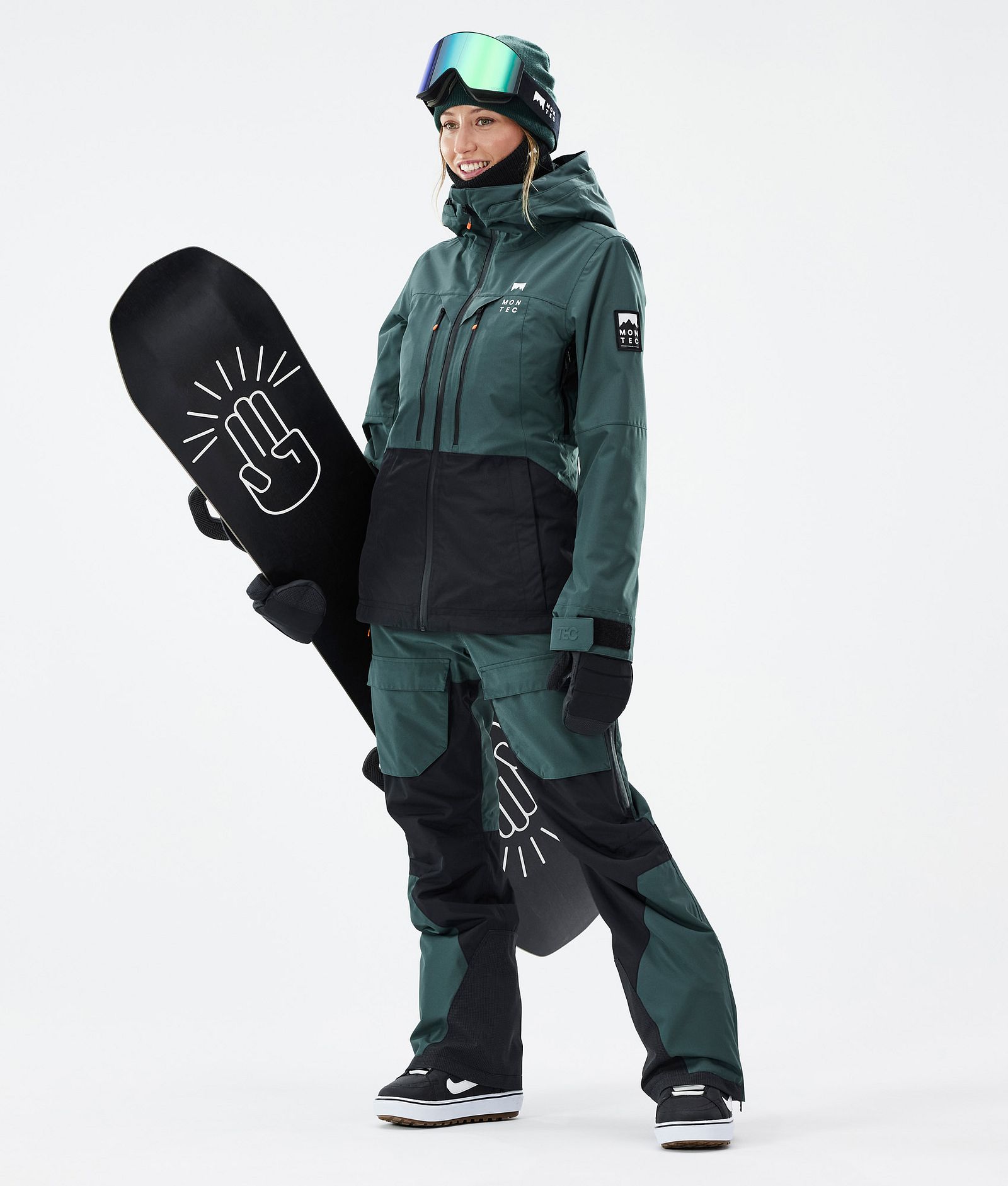 Montec Moss W Snowboard jas Dames Dark Atlantic/Black Renewed, Afbeelding 3 van 10