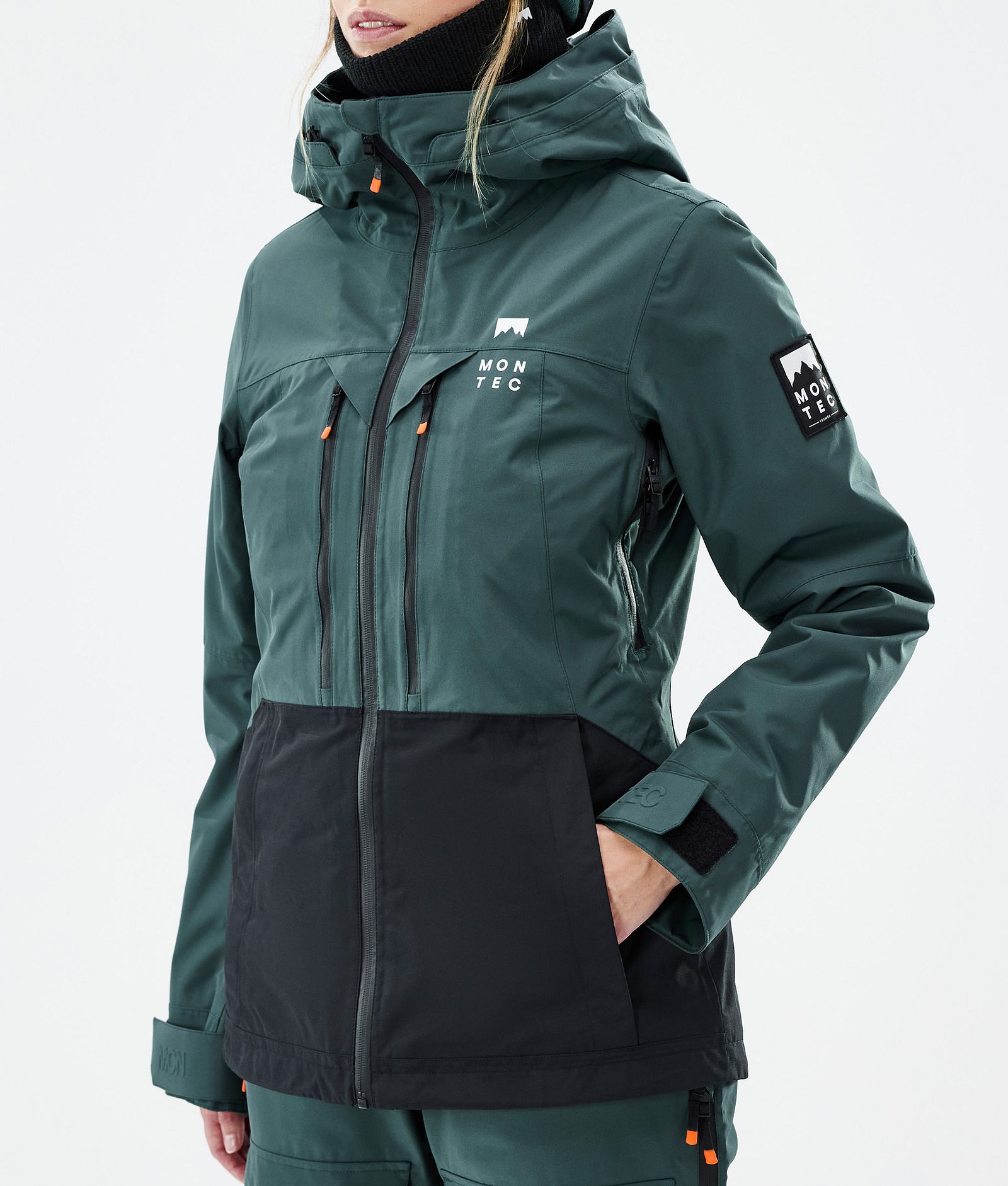 Montec Moss W Veste de Ski Femme Dark Atlantic/Black, Image 8 sur 10