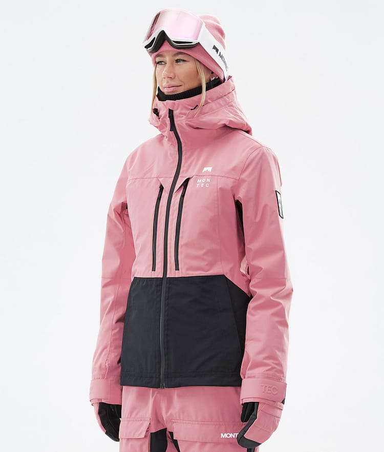 Montec Moss W Snowboardjakke Dame Pink/Black, Billede 1 af 10