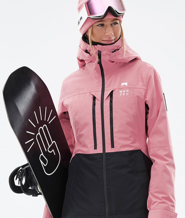 Montec Moss W Kurtka Snowboardowa Kobiety Pink/Black, Zdjęcie 2 z 10