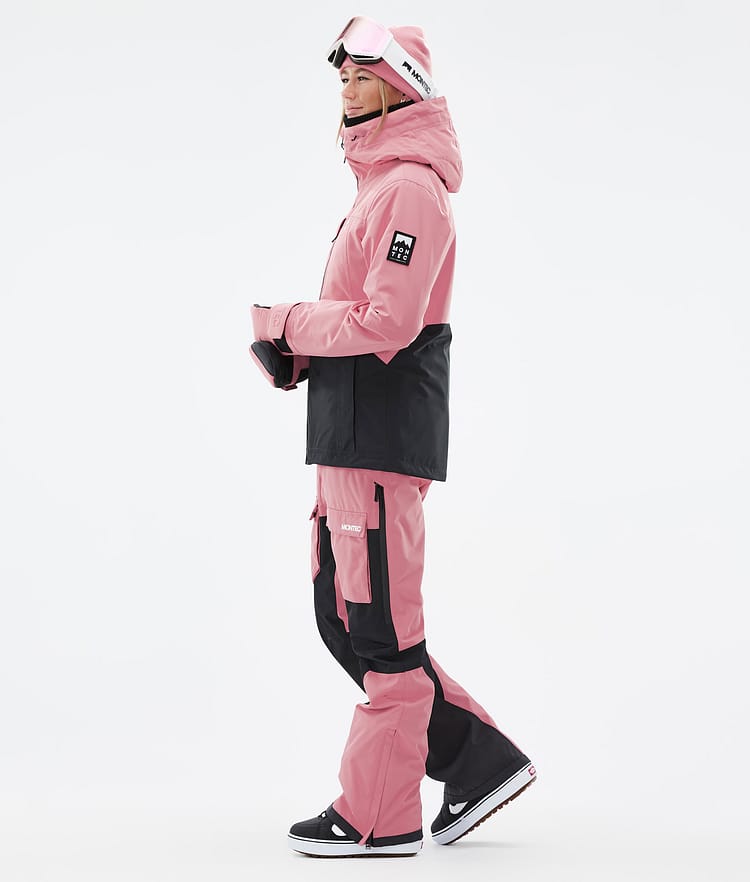Montec Moss W Veste Snowboard Femme Pink/Black, Image 4 sur 10
