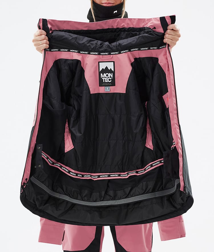 Montec Moss W Kurtka Snowboardowa Kobiety Pink/Black, Zdjęcie 10 z 10