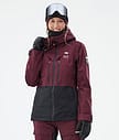 Montec Moss W Kurtka Narciarska Kobiety Burgundy/Black