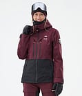 Montec Moss W Snowboardjakke Dame Burgundy/Black Renewed, Billede 1 af 10