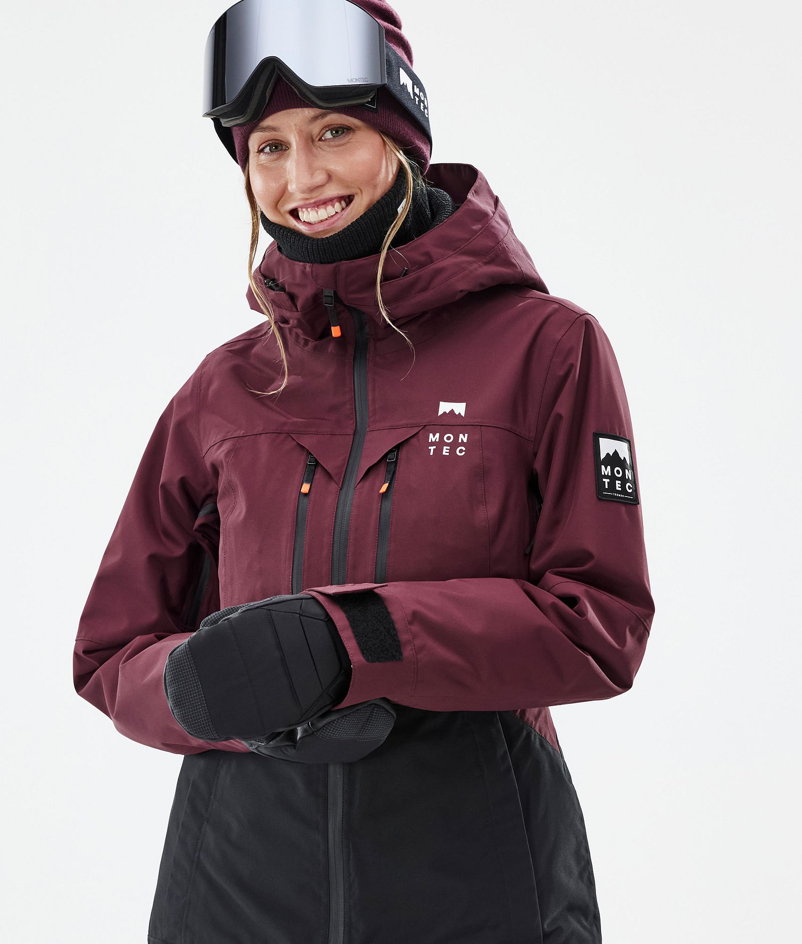 Montec Moss W Veste Snowboard Femme Burgundy/Black Renewed, Image 2 sur 10