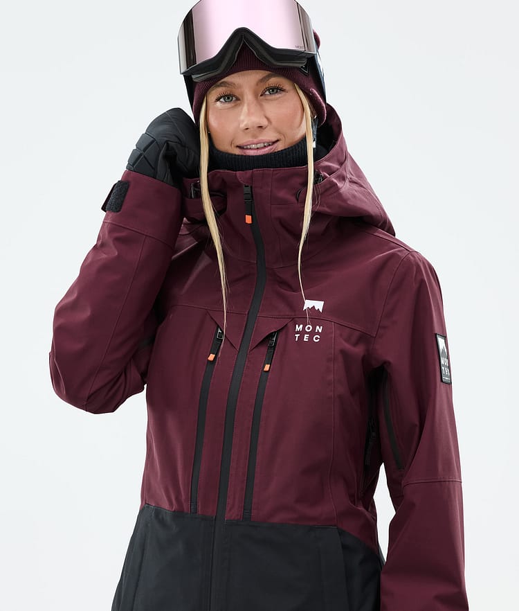 Montec Moss W Snowboard jas Dames Burgundy/Black, Afbeelding 2 van 10