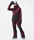 Montec Moss W Snowboard Jacket Women Burgundy/Black Renewed, Image 3 of 10