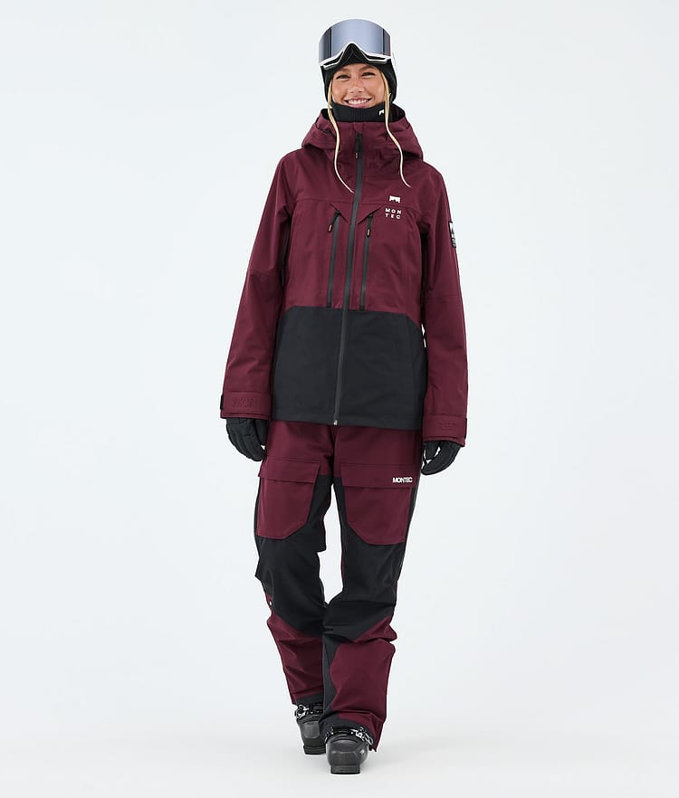 Montec Moss W Veste de Ski Femme Burgundy/Black, Image 2 of 9