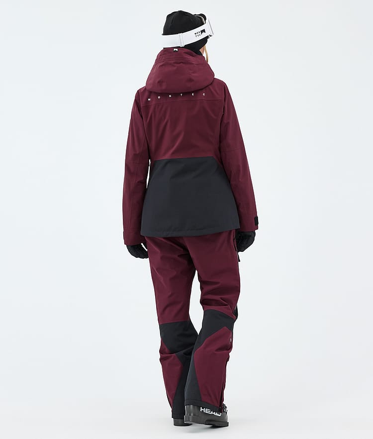 Montec Moss W Veste de Ski Femme Burgundy/Black, Image 3 of 9
