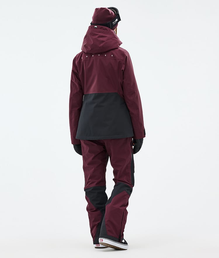 Montec Moss W Snowboard jas Dames Burgundy/Black, Afbeelding 5 van 10