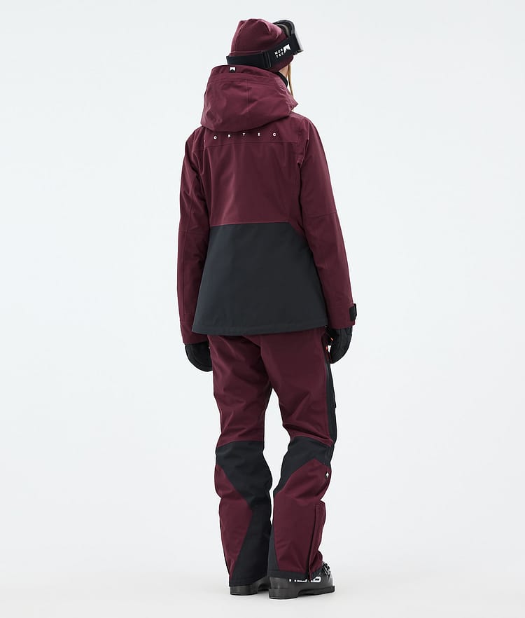 Montec Moss W Ski jas Dames Burgundy/Black, Afbeelding 5 van 10