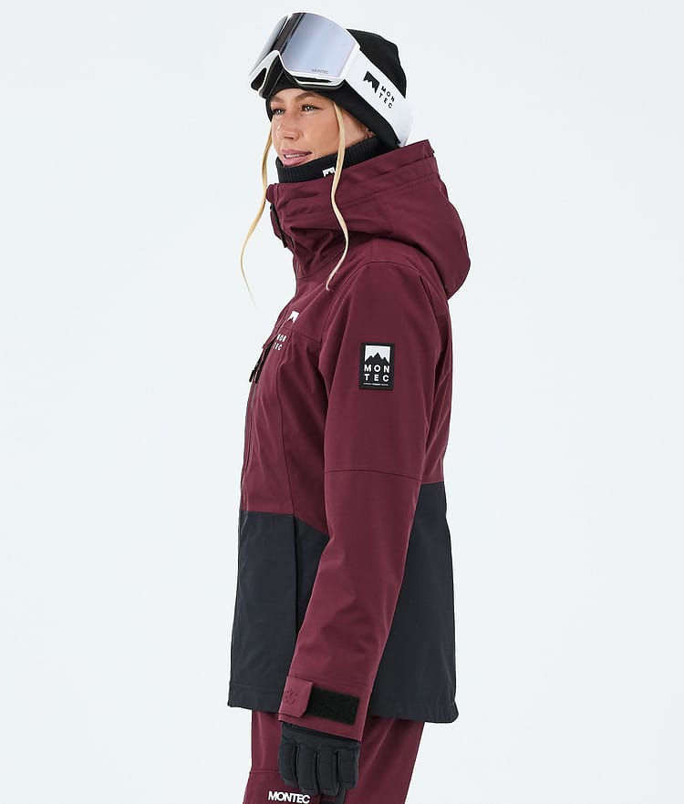 Montec Moss W Veste Snowboard Femme Burgundy/Black, Image 5 of 9
