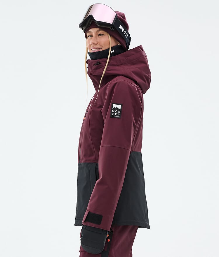 Montec Moss W Snowboard jas Dames Burgundy/Black, Afbeelding 6 van 10