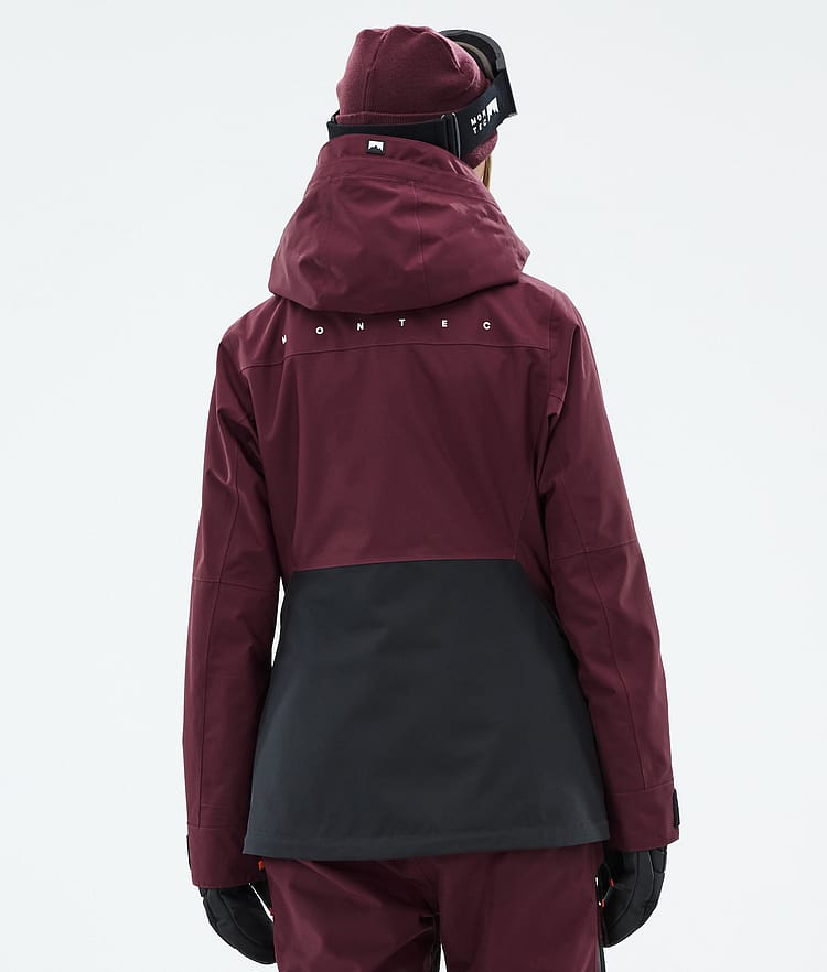 Montec Moss W Snowboard jas Dames Burgundy/Black, Afbeelding 7 van 10