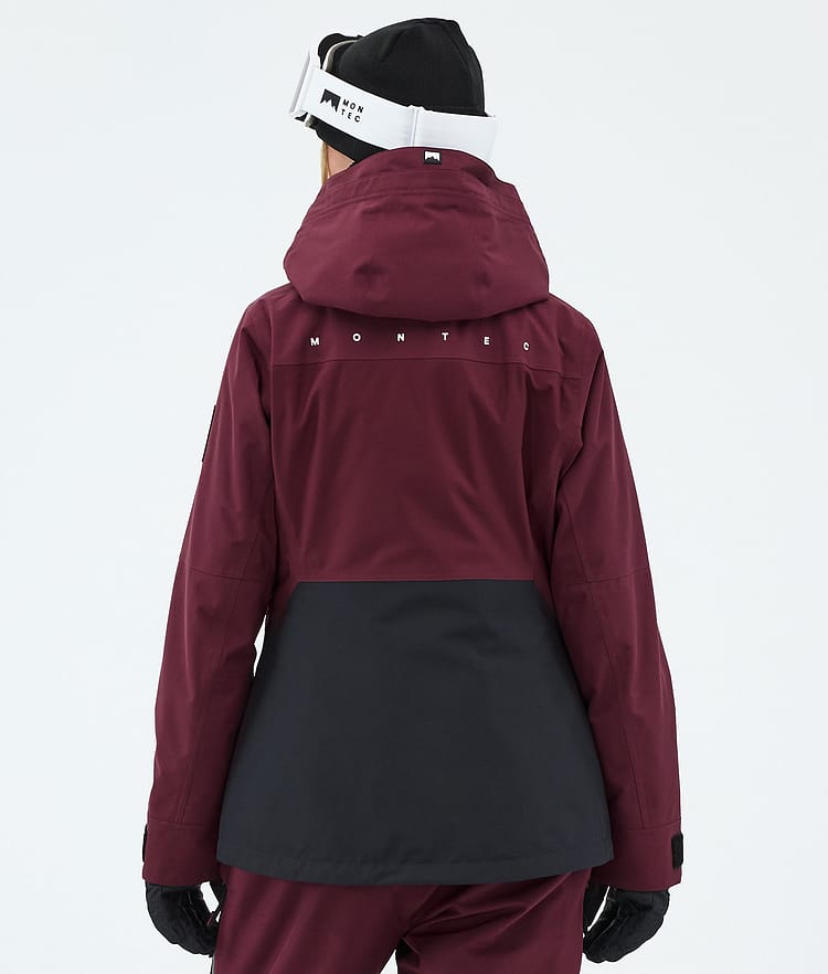 Montec Moss W Veste Snowboard Femme Burgundy/Black, Image 6 of 9
