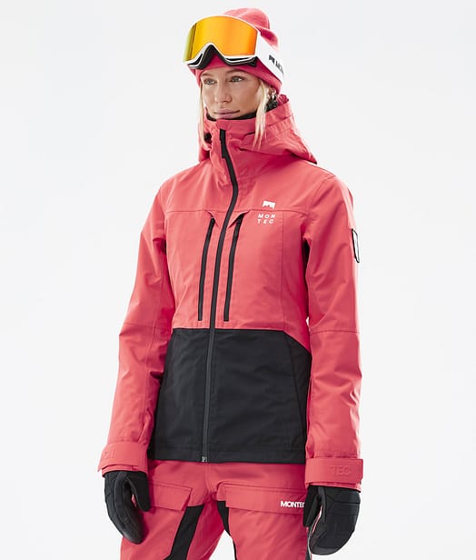 Montec Moss W Ski jas Dames Coral/Black