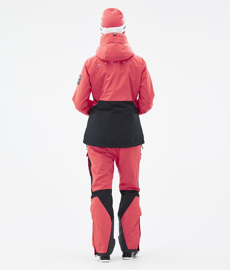 Montec Moss W Ski jas Dames Coral/Black, Afbeelding 5 van 10