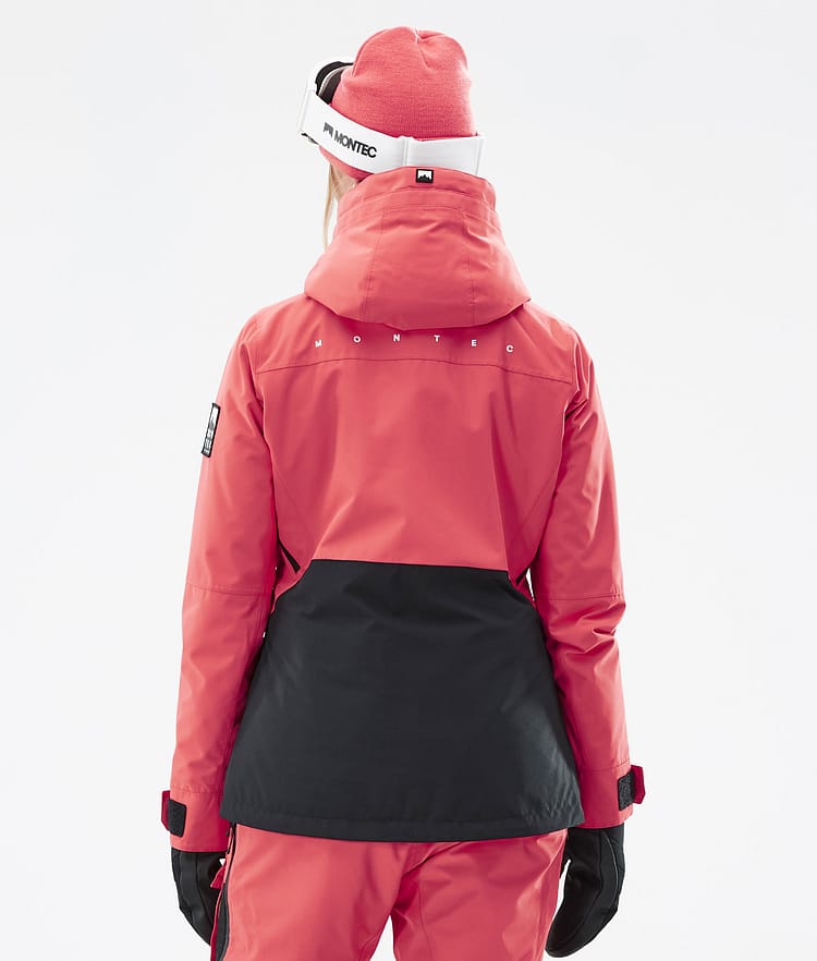 Montec Moss W Ski jas Dames Coral/Black, Afbeelding 7 van 10