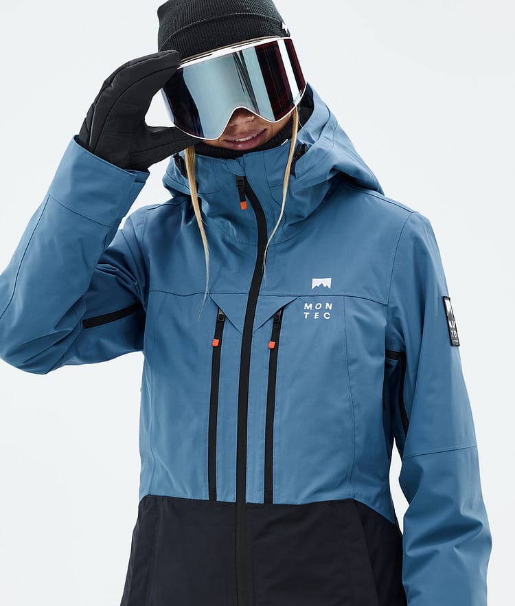 Montec Moss W Snowboard jas Dames Blue Steel/Black, Afbeelding 2 van 10
