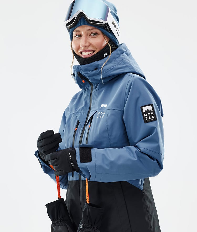 Montec Moss W Snowboardjakke Dame Blue Steel/Black, Billede 2 af 10