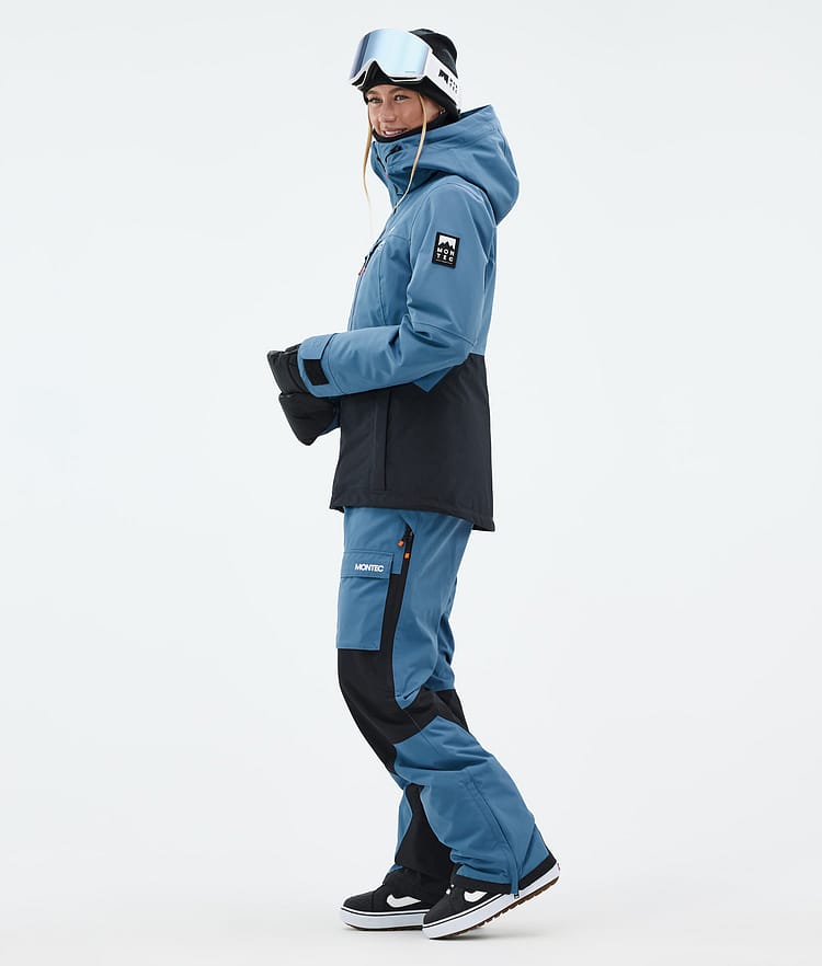 Montec Moss W Snowboard jas Dames Blue Steel/Black, Afbeelding 4 van 10