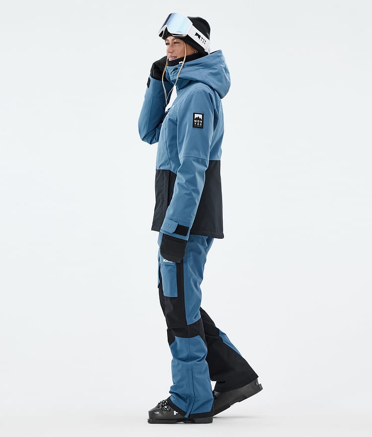 Montec Moss W Ski jas Dames Blue Steel/Black, Afbeelding 4 van 10
