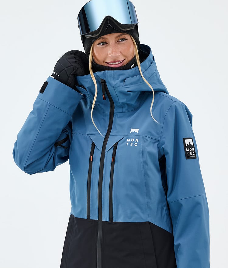 Montec Moss W Snowboard Jacket Women Blue Steel/Black Renewed, Image 4 of 9