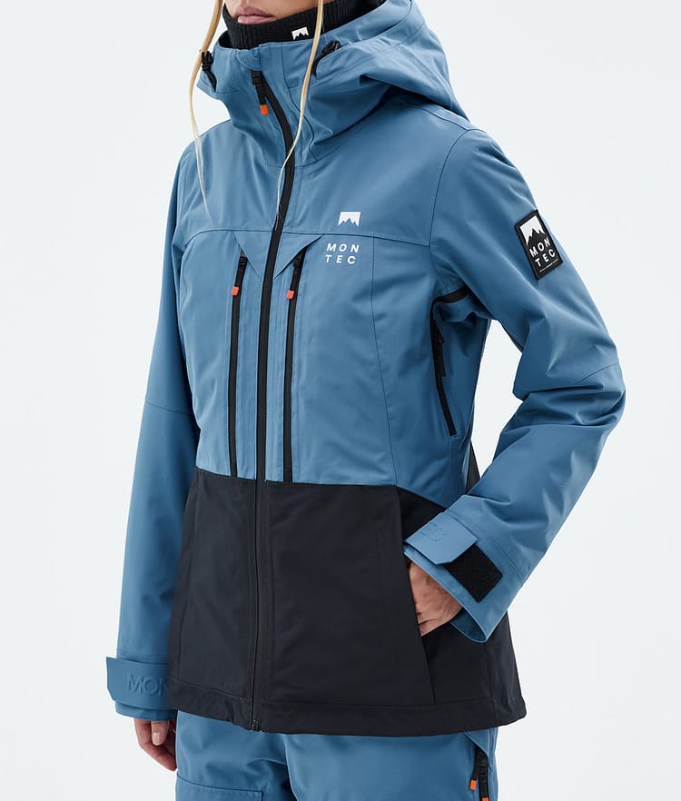 Montec Moss W Ski jas Dames Blue Steel/Black, Afbeelding 8 van 10