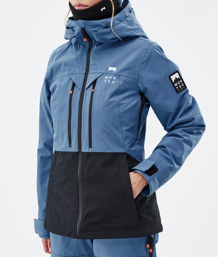 Montec Moss W Ski jas Dames Blue Steel/Black, Afbeelding 8 van 10