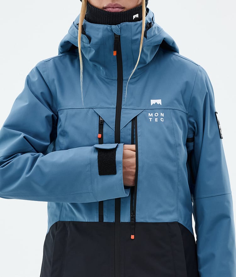 Montec Moss W Ski jas Dames Blue Steel/Black, Afbeelding 9 van 10
