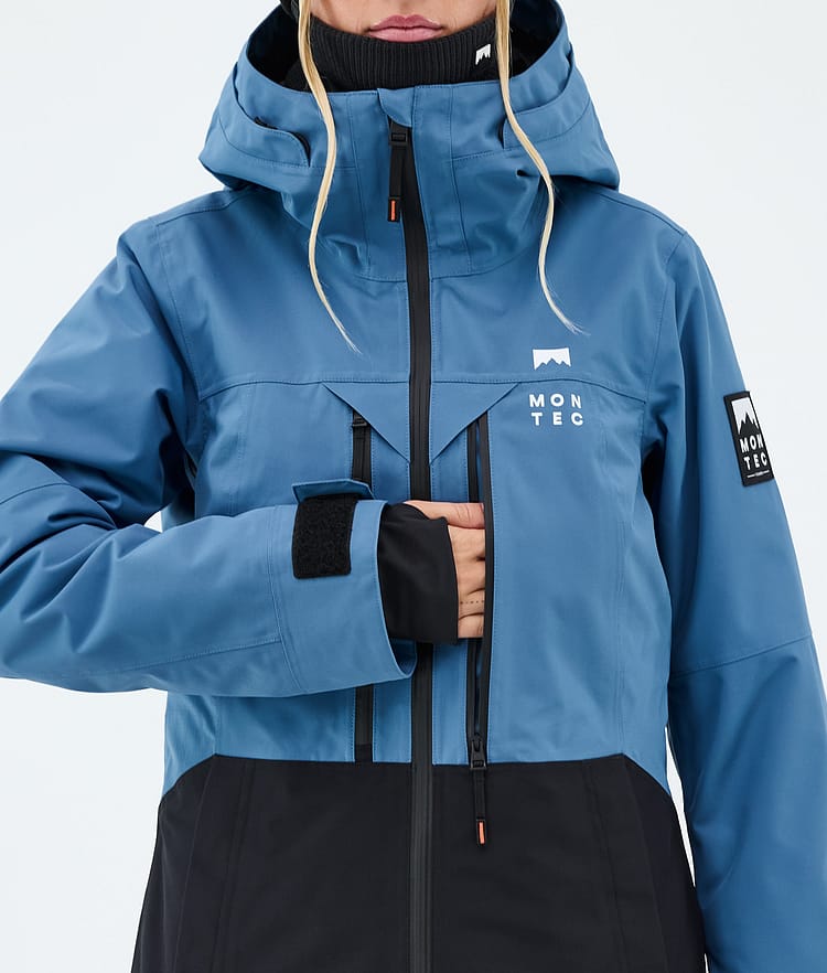 Montec Moss W Snowboard Jacket Women Blue Steel/Black Renewed, Image 8 of 9