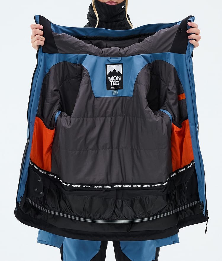 Montec Moss W Veste de Ski Femme Blue Steel/Black, Image 9 of 9