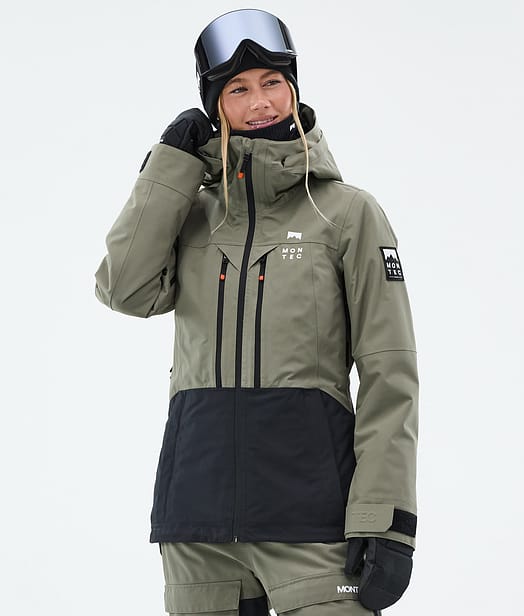 Montec Moss W Ski Jacket Women Greenish/Black