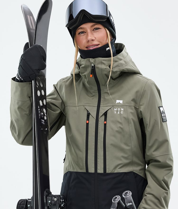 Montec Moss W Ski jas Dames Greenish/Black, Afbeelding 2 van 10