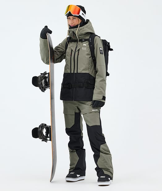Montec Moss W Snowboard Outfit Greenish/Black