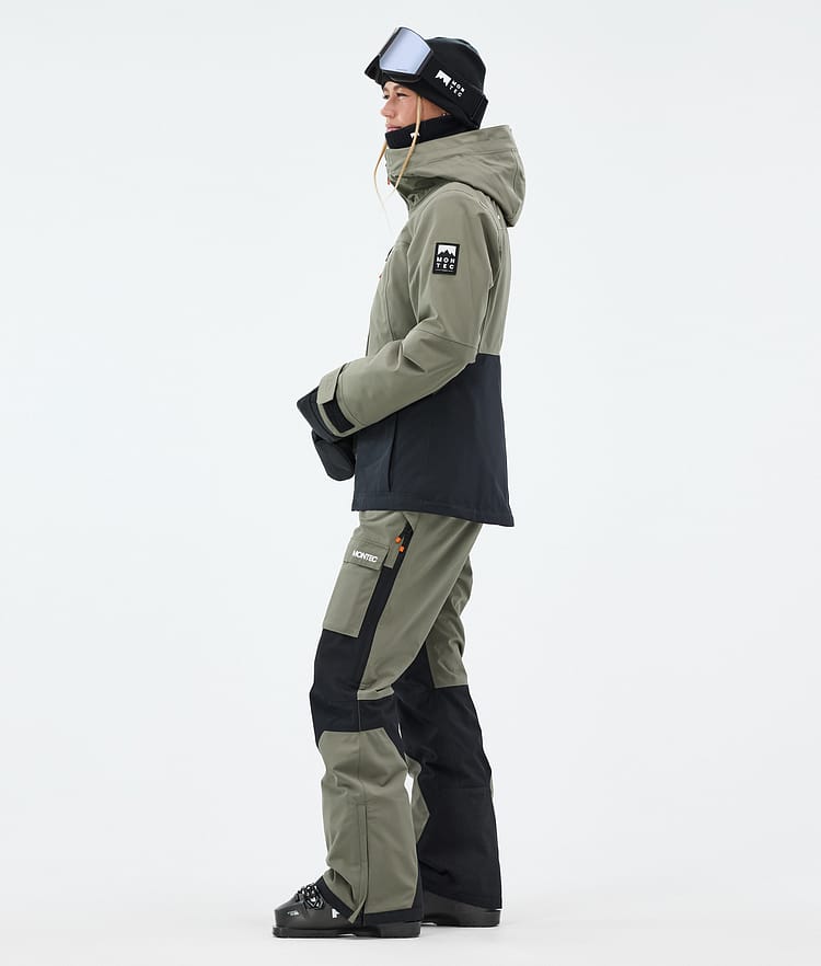 Montec Moss W Ski jas Dames Greenish/Black, Afbeelding 4 van 10