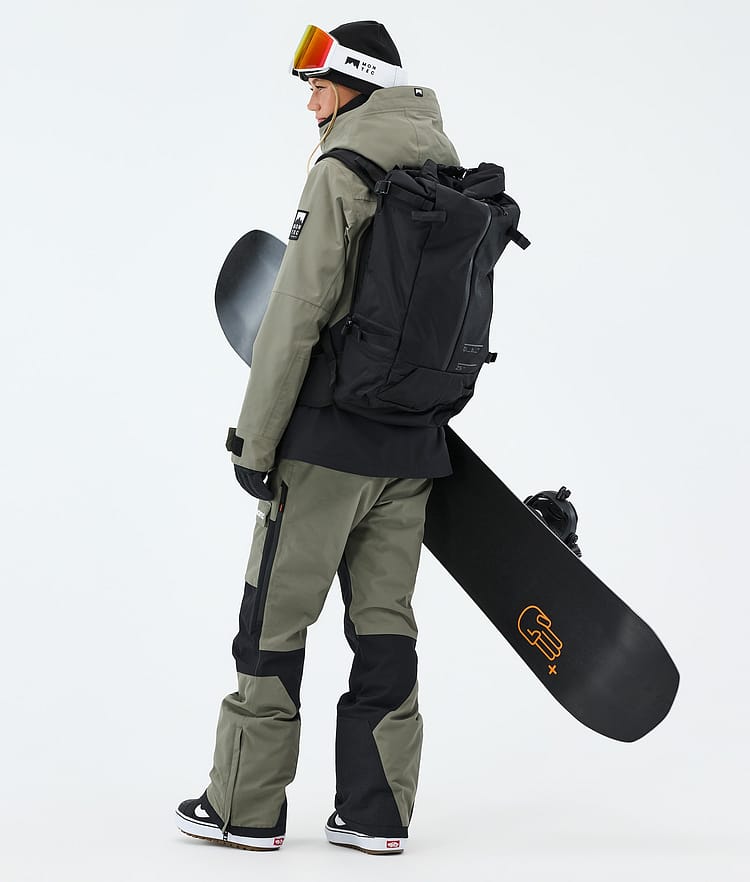 Montec Moss W Veste Snowboard Femme Greenish/Black, Image 3 of 9