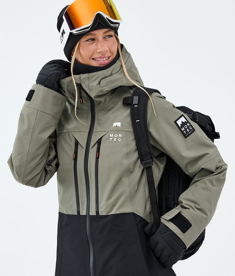 Montec Moss W Veste Snowboard Femme Greenish/Black, Image 4 of 9